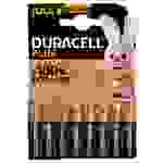 Duracell Plus 100 AAA, Einwegbatterie, AAA, Alkali, 1,5 V, 8 Stück(e), Beige, Schwarz