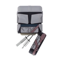 Thumbs Up PowerSquad The Mandalorian, 0,6 m, USB A, USB C/Micro-USB B/Lightning, Schwarz, Grau Thumbs Up PowerSquad The Mandalorian, 0,6 m, USB A, USB C/Micro-USB B/Lightning, Schwarz, Grau