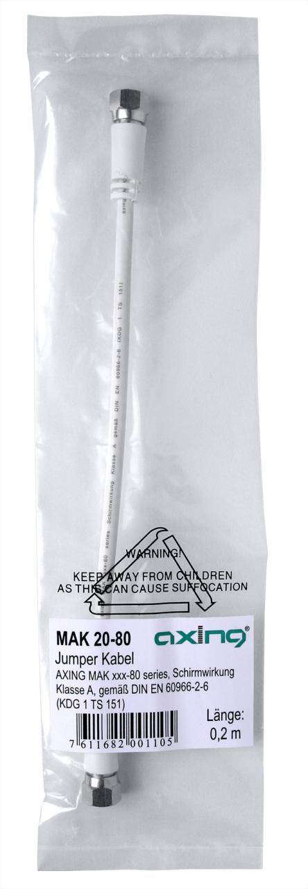 Axing F-Patchkabel MAK 020-80