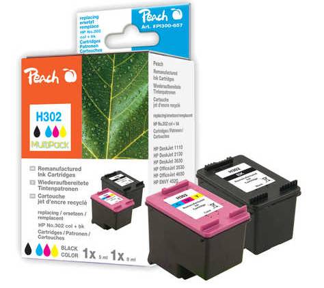 Peach PI300-657, Tinte auf Pigmentbasis, Tinte auf Farbstoffbasis, 6 ml, 7,5 ml, 215 Seiten, Multipack