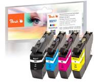 Peach Spar Pack Tintenpatronen kompatibel zu Brother LC-3217VALP - Kompatibel - Tinte auf Pigmentbasis - Schwarz - Cyan - Magenta - Gelb - Brother