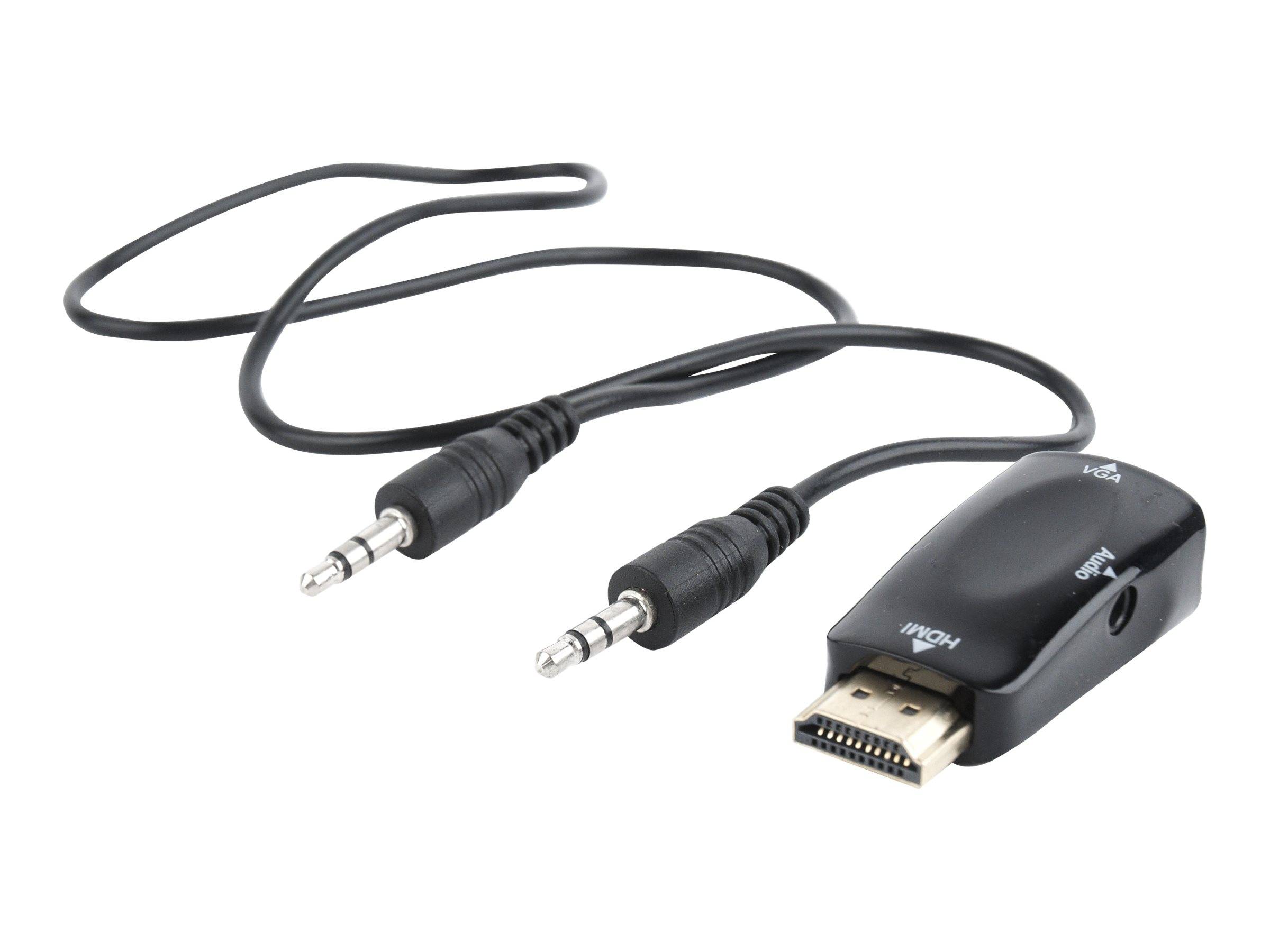 GEMBIRD - Cablexpert - Videokonverter - HDMI - VGA - Schwarz