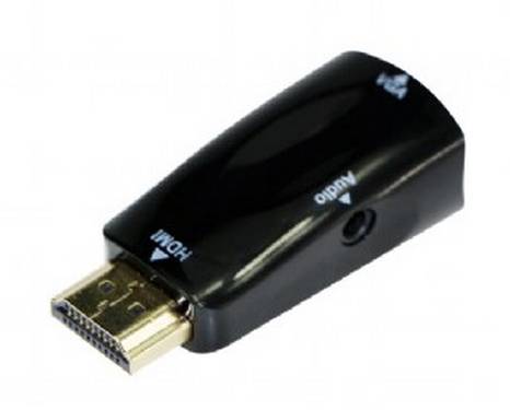 Cablexpert - Videokonverter - HDMI - VGA - Schwarz