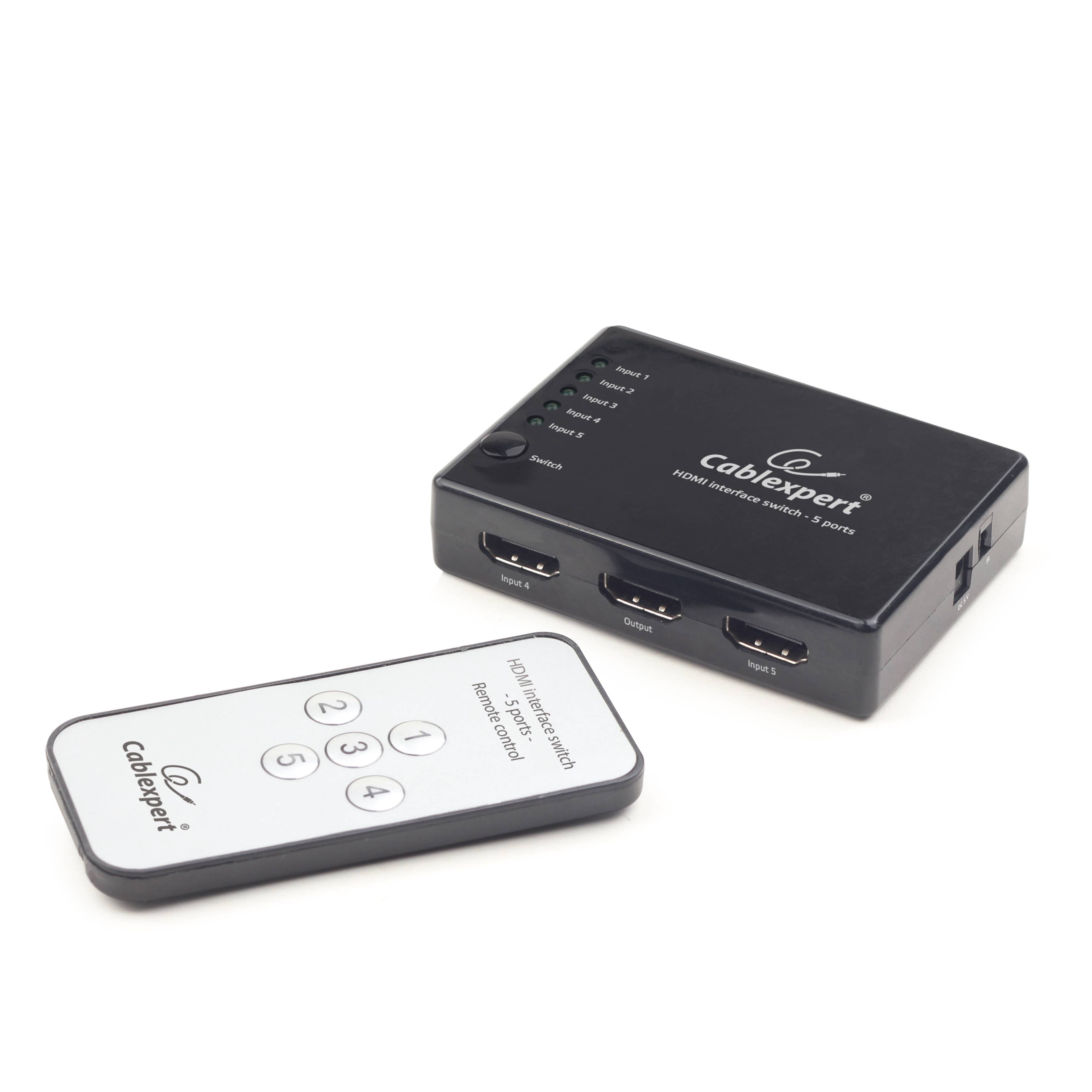 Cablexpert DSW-HDMI-53 - Video/Audio-Schalter