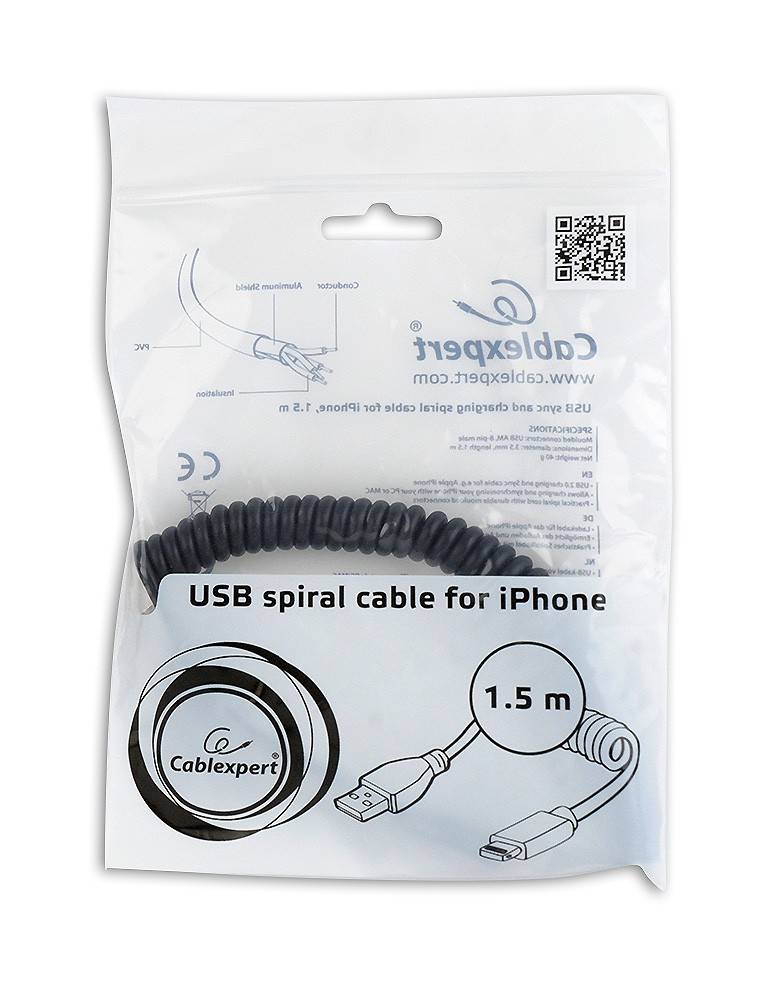 GEMBIRD - Cablexpert - Lightning-Kabel - USB männlich zu Lightning männlich