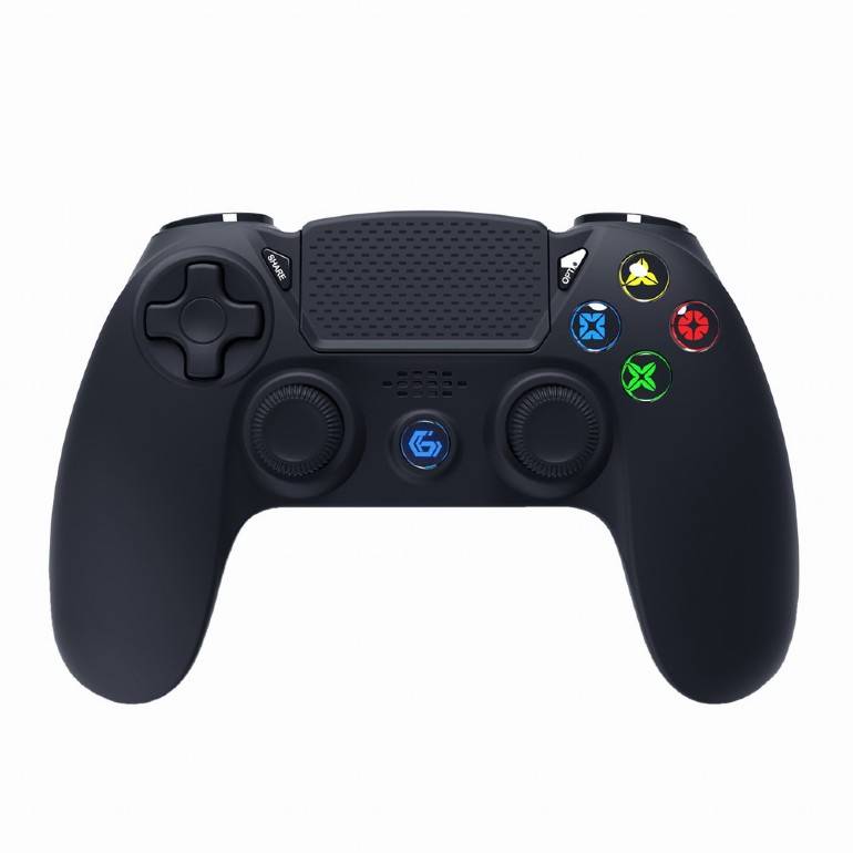Gembird JPD-PS4BT-01, Gamepad, PC, PlayStation 4, Schaltfläche Optionen, Schaltfläche Teilen, Kabellos, Bluetooth, Mikro-USB
