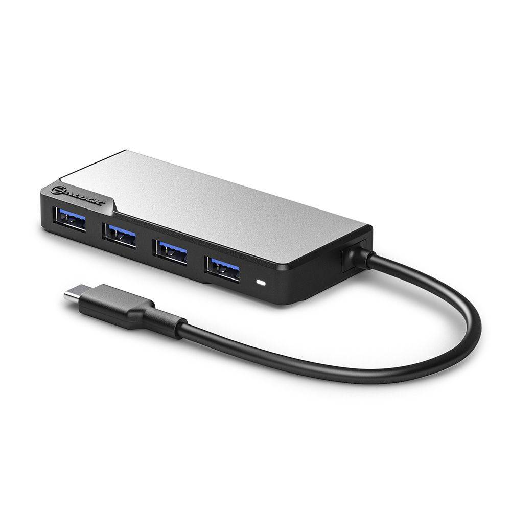 Alogic USB-C Fusion SWIFT 4-in-1 Hub - Hub - 4 x SuperSpeed USB 3.0