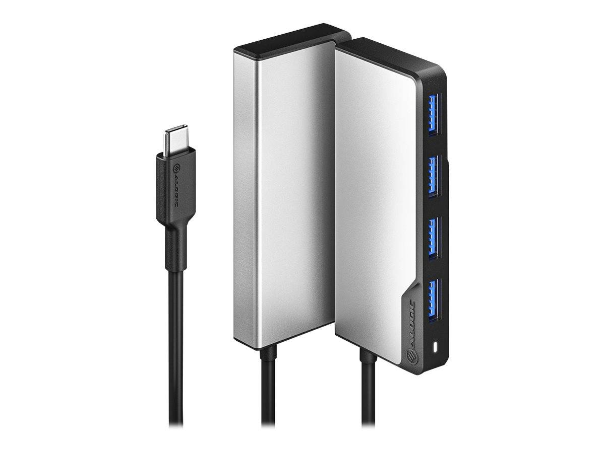 Alogic USB-C Fusion SWIFT 4-in-1 Hub - Hub - 4 x SuperSpeed USB 3.0