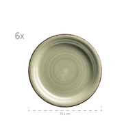 Mäser 931876 Tafelservice Lumaca für 6 Personen, Steinzeug, olivegrün (1 Set, 18-teilig) Mäser 931876 Tafelservice Lumaca für 6 Personen, Steinzeug, olivegrün (1 Set, 18-teilig)