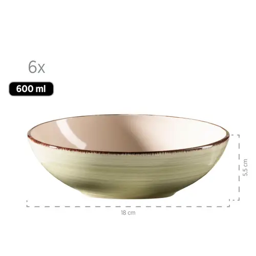 Mäser 931876 Tafelservice Lumaca für 6 Personen, Steinzeug, olivegrün (1 Set, 18-teilig) Mäser 931876 Tafelservice Lumaca für 6 Personen, Steinzeug, olivegrün (1 Set, 18-teilig)