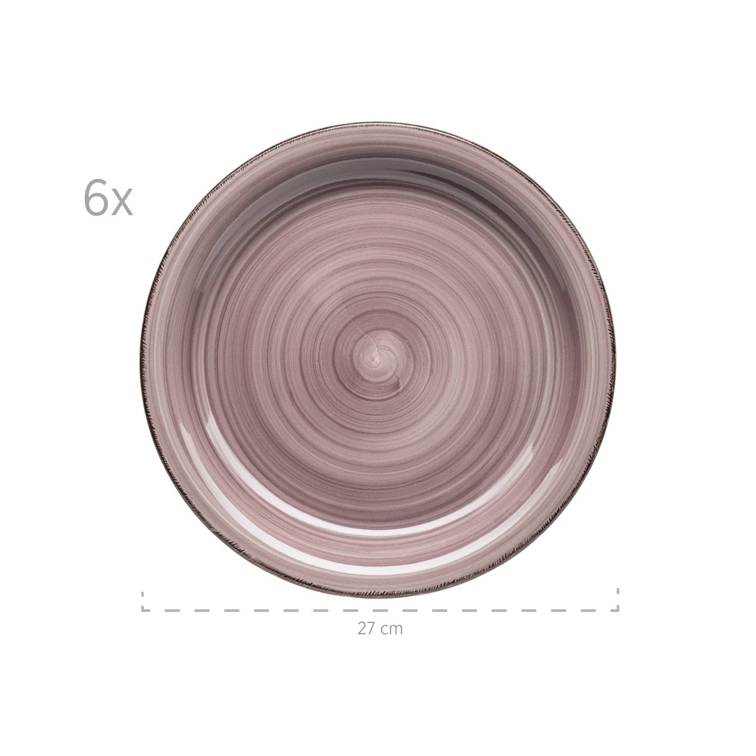 Mäser 931880 Kombiservice Lumaca für 6 Personen, Steinzeug (1 Set, 30-teilig)