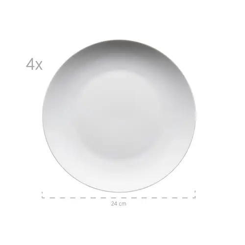 Mäser 931919 Kombiservice Barca für 4 Personen, Porzellan, weiß (1 Set, 16-teilig) Mäser 931919 Kombiservice Barca für 4 Personen, Porzellan, weiß (1 Set, 16-teilig)