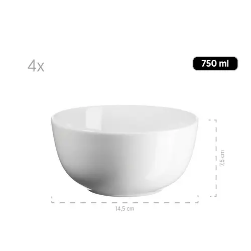 Mäser 931919 Kombiservice Barca für 4 Personen, Porzellan, weiß (1 Set, 16-teilig) Mäser 931919 Kombiservice Barca für 4 Personen, Porzellan, weiß (1 Set, 16-teilig)