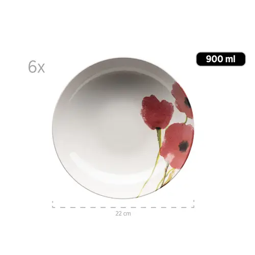 Mäser 931928 Tafelservice Ossia für 6 Personen, Steinzeug, türkis/rot (1 Set, 12-teilig) Mäser 931928 Tafelservice Ossia für 6 Personen, Steinzeug, türkis/rot (1 Set, 12-teilig)