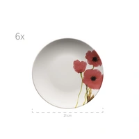 Mäser 931927 Frühstücksset Ossia für 6 Personen, Steinzeug, türkis/rot (1 Set, 18-teilig) Mäser 931927 Frühstücksset Ossia für 6 Personen, Steinzeug, türkis/rot (1 Set, 18-teilig)