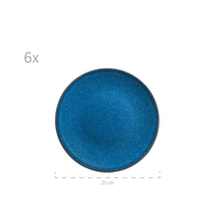 Mäser 931945 Frühstücksset Ossia für 6 Personen, Steinzeug, blau (1 Set, 18-teilig) Mäser 931945 Frühstücksset Ossia für 6 Personen, Steinzeug, blau (1 Set, 18-teilig)