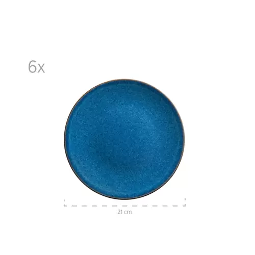 Mäser 931945 Frühstücksset Ossia für 6 Personen, Steinzeug, blau (1 Set, 18-teilig) Mäser 931945 Frühstücksset Ossia für 6 Personen, Steinzeug, blau (1 Set, 18-teilig)
