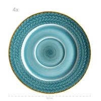 Mäser 931944 Tafelservice Prospero für 4 Personen, Porzellan, blau (1 Set, 8-teilig) Mäser 931944 Tafelservice Prospero für 4 Personen, Porzellan, blau (1 Set, 8-teilig)