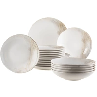 Mäser 931949 Tafelservice Ossia für 6 Personen, Steinzeug, weiß/beige (1 Set, 18-teilig) Mäser 931949 Tafelservice Ossia für 6 Personen, Steinzeug, weiß/beige (1 Set, 18-teilig)