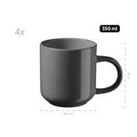 Mäser 931960 Kombiservice Alenia für 4 Personen, Steinzeug, grau (1 Set, 16-teilig) Mäser 931960 Kombiservice Alenia für 4 Personen, Steinzeug, grau (1 Set, 16-teilig)