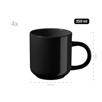 Mäser 931961 Kombiservice Alenia für 4 Personen, Steinzeug, schwarz (1 Set, 16-teilig) Mäser 931961 Kombiservice Alenia für 4 Personen, Steinzeug, schwarz (1 Set, 16-teilig)