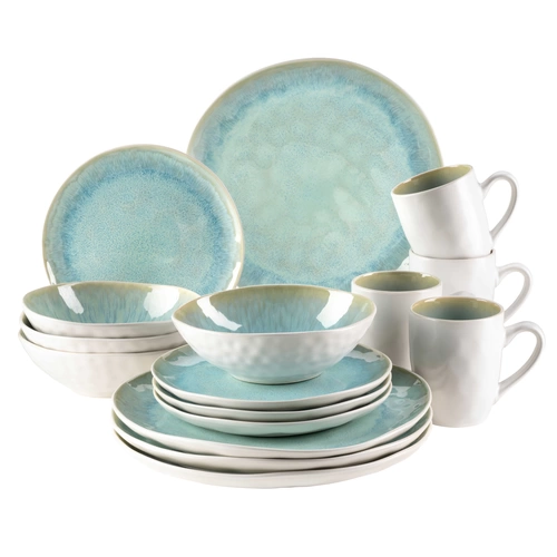 Mäser 931975 Kombiservice Frozen für 4 Personen, Steinzeug, grün (1 Set, 16-teilig) Mäser 931975 Kombiservice Frozen für 4 Personen, Steinzeug, grün (1 Set, 16-teilig)