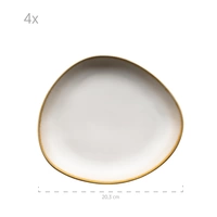 Mäser 931991 Kombiservice La Sinfonia für 4 Personen, Steinzeug, beige/creme-weiß (1 Set, 16-teilig) Mäser 931991 Kombiservice La Sinfonia für 4 Personen, Steinzeug, beige/creme-weiß (1 Set, 16-teilig)