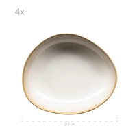 Mäser 931991 Kombiservice La Sinfonia für 4 Personen, Steinzeug, beige/creme-weiß (1 Set, 16-teilig) Mäser 931991 Kombiservice La Sinfonia für 4 Personen, Steinzeug, beige/creme-weiß (1 Set, 16-teilig)