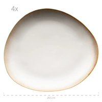 Mäser 931991 Kombiservice La Sinfonia für 4 Personen, Steinzeug, beige/creme-weiß (1 Set, 16-teilig) Mäser 931991 Kombiservice La Sinfonia für 4 Personen, Steinzeug, beige/creme-weiß (1 Set, 16-teilig)