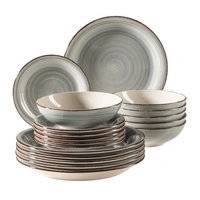Mäser 931875 Tafelservice Lumaca für 6 Personen, Steinzeug, blau (1 Set, 18-teilig) Mäser 931875 Tafelservice Lumaca für 6 Personen, Steinzeug, blau (1 Set, 18-teilig)