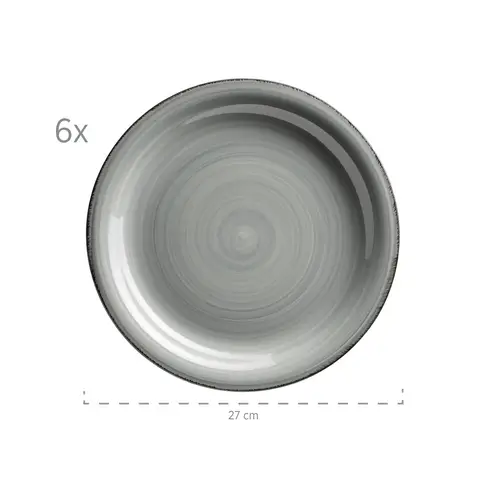 Mäser 931875 Tafelservice Lumaca für 6 Personen, Steinzeug, blau (1 Set, 18-teilig) Mäser 931875 Tafelservice Lumaca für 6 Personen, Steinzeug, blau (1 Set, 18-teilig)