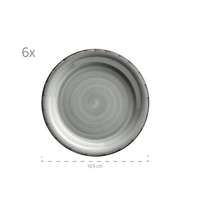 Mäser 931875 Tafelservice Lumaca für 6 Personen, Steinzeug, blau (1 Set, 18-teilig) Mäser 931875 Tafelservice Lumaca für 6 Personen, Steinzeug, blau (1 Set, 18-teilig)