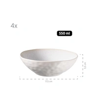 Mäser 931856 Kombiservice Frozen für 4 Personen, Steinzeug, weiß (1 Set, 16-teilig) Mäser 931856 Kombiservice Frozen für 4 Personen, Steinzeug, weiß (1 Set, 16-teilig)