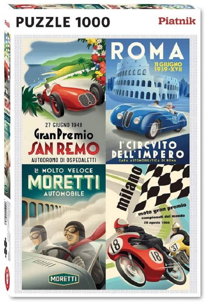 Piatnik 5508 Michael Crampton Italienische Klassiker 1000 Teile Puzzle