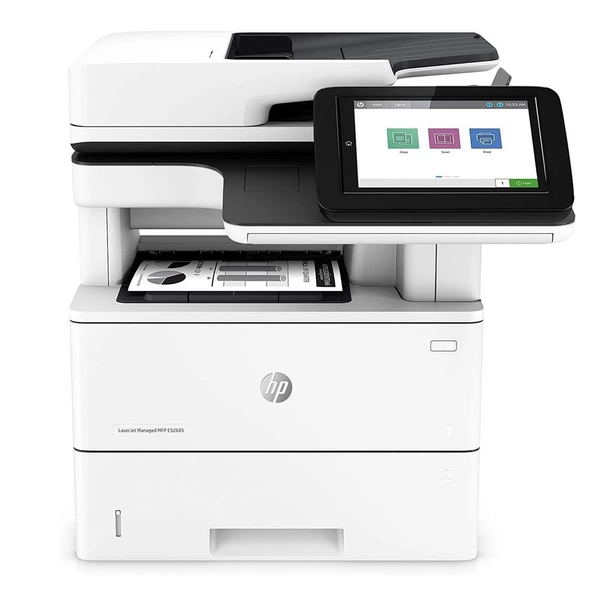 HP LaserJet Managed MFP (Demogerät) E52645dn AIO Drucker s/w (1PS54A, 16GB, 43 S/min., GigaBit, Touch), OHNE TONER HP LaserJet Managed MFP (Demogerät) E52645dn AIO Drucker s/w (1PS54A, 16GB, 43 S/min., GigaBit, Touch), OHNE TONER