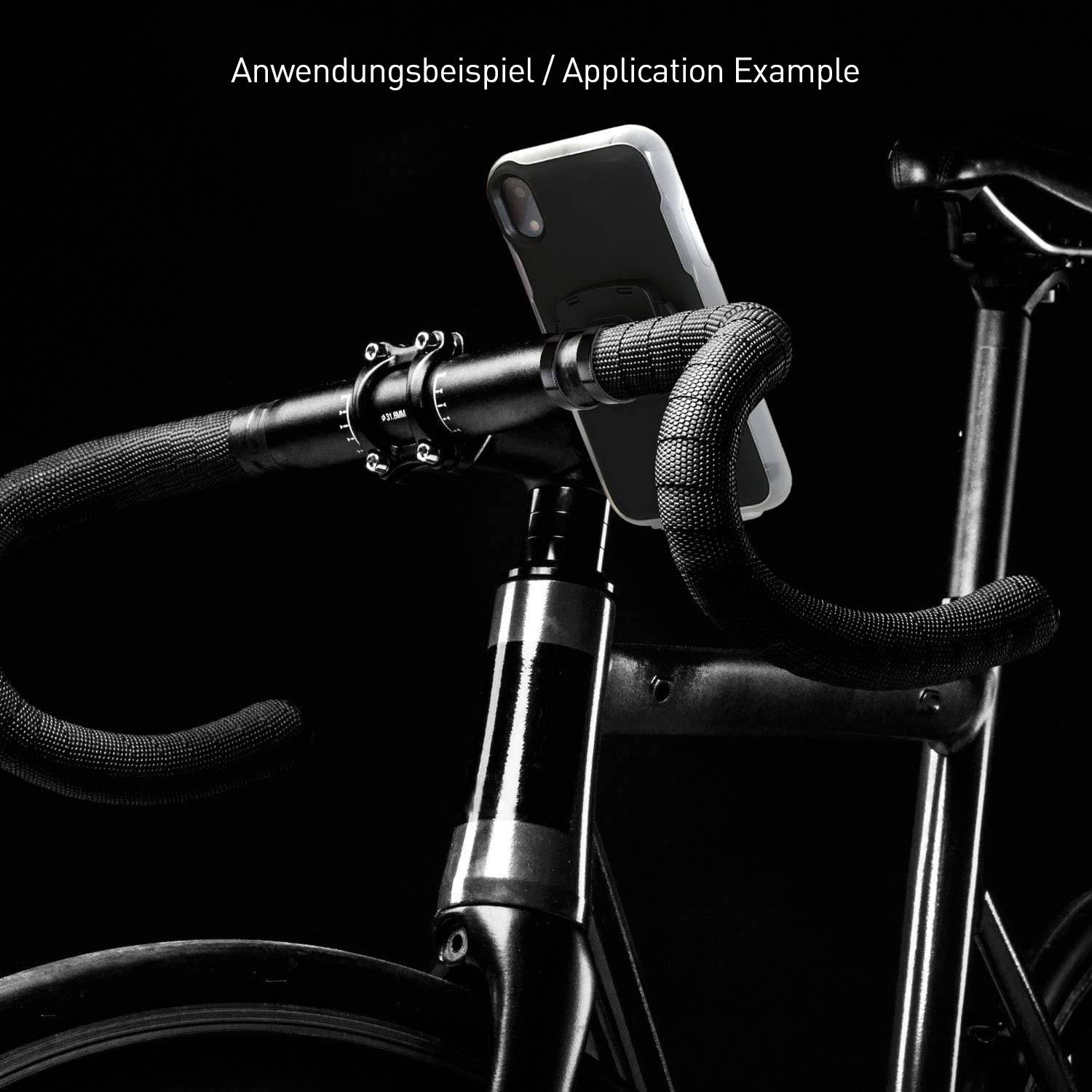 Wicked Chili Ersatz Fahrradhalterung mit 4-Krallen System für iGrip, HR,QuickFix Teasi & Hama