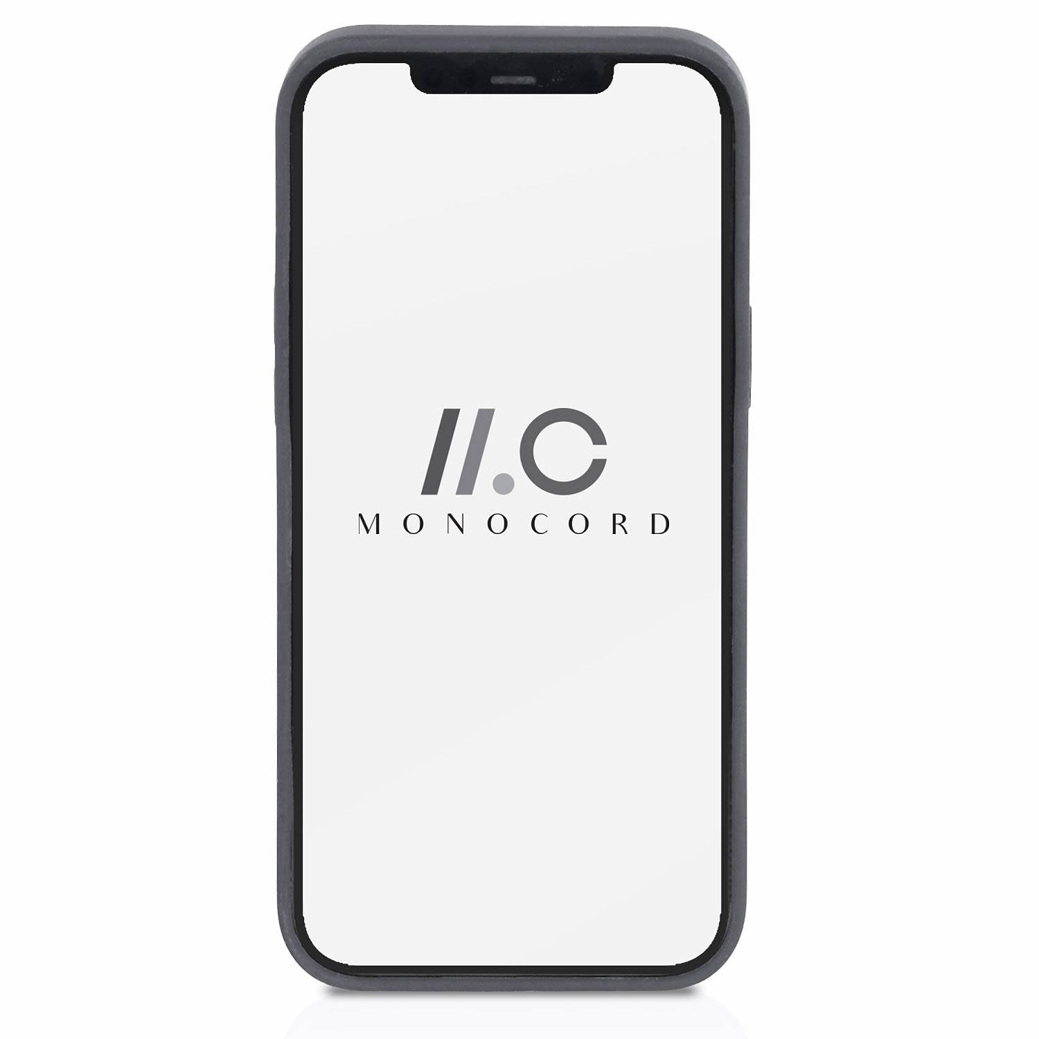 MONOCORD Magsafe Case für iPhone 12 / 12 Pro Magnetische Schutzhülle Hülle kompatibel mit Wirelles Charger, schwarz