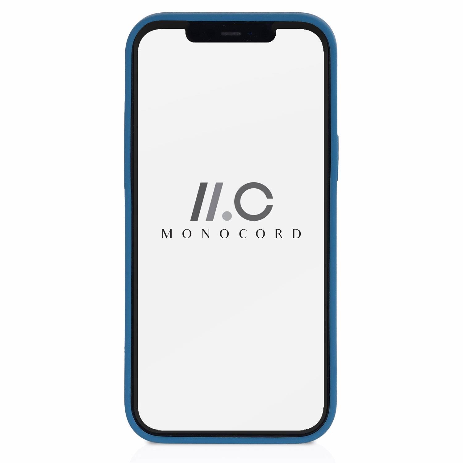 MONOCORD Magsafe Case für iPhone 12 Pro Max Magnetische Schutzhülle Hülle kompatibel mit Wirelles Charger, blau