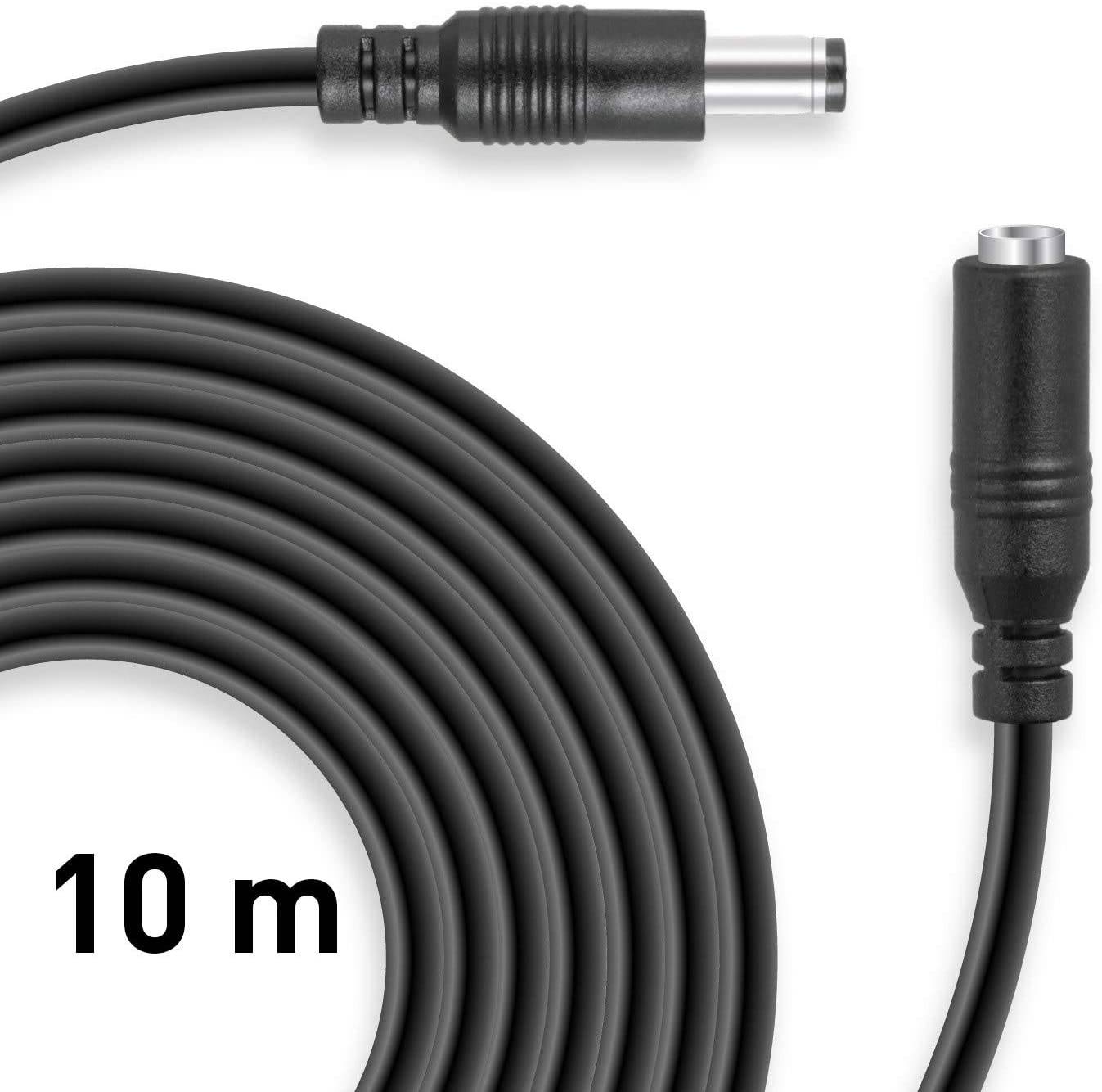 Wicked Chili 10m DC Verlangerungskabel für Sicherheitskamera IP Kamera Sec Cam (5,5 x 2,1 mm)