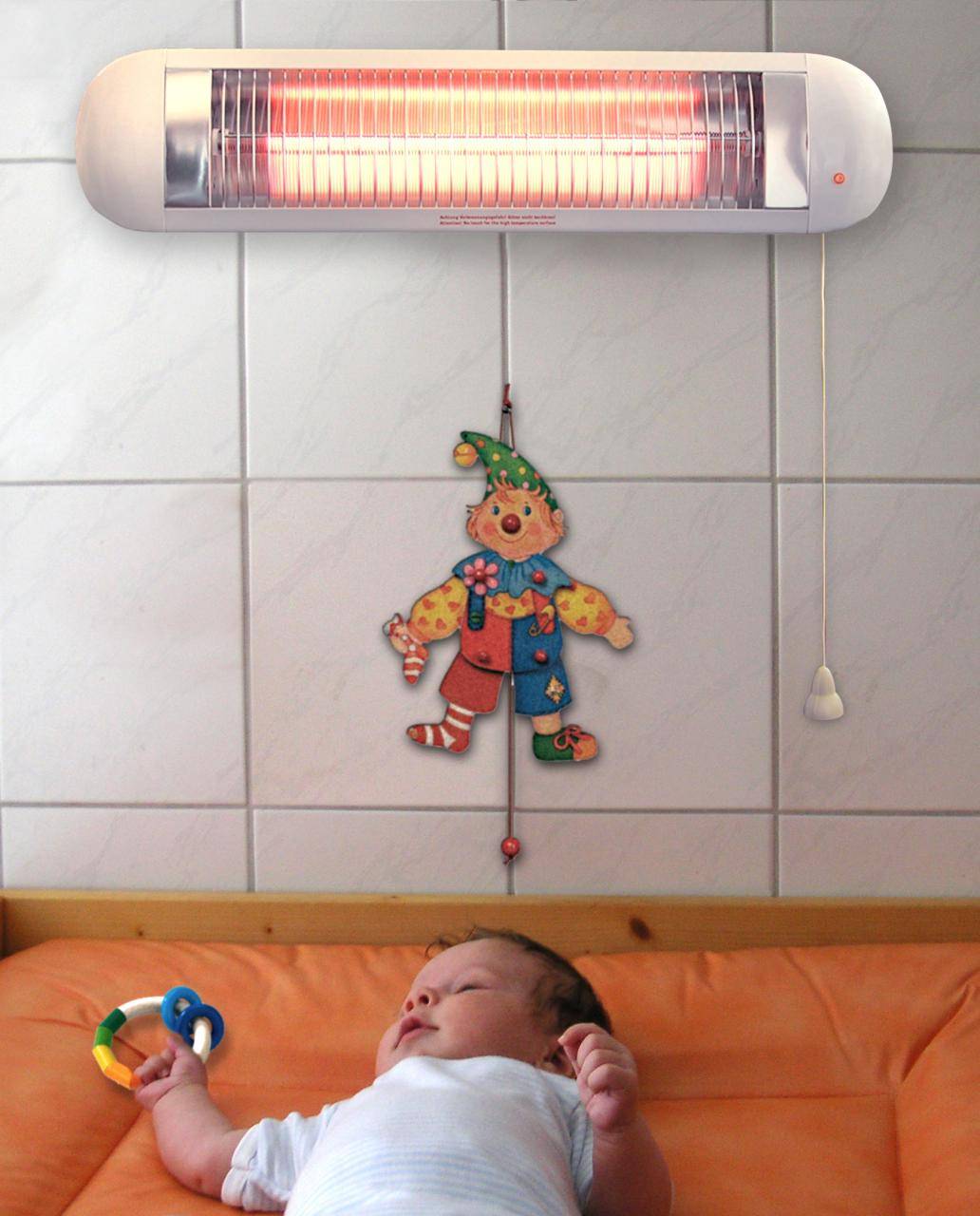 Hartig+Helling Wickeltisch-Heizstrahler BS50,