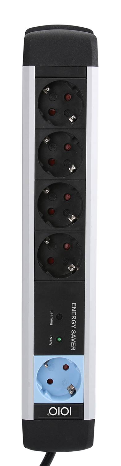 Olympia MS 2500, 1,5 m, 5 AC-Ausgänge, Indoor, 1,5 mm², Aluminium, Schwarz, Silber