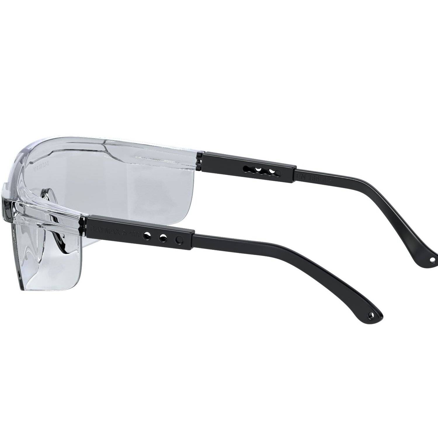 2x Schutzbrille S-400 Sicherheitsbrille mit UV-Schutz Bügel Augenschutz Augen EN170 EN166