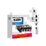 KMP MULTIPACK C107BKXV - 5er-Pack - Hohe Ergiebigkeit - Schwarz, Gelb, Cyan, Magenta - kompatibel - Tintenpatrone (Alternative zu: Canon