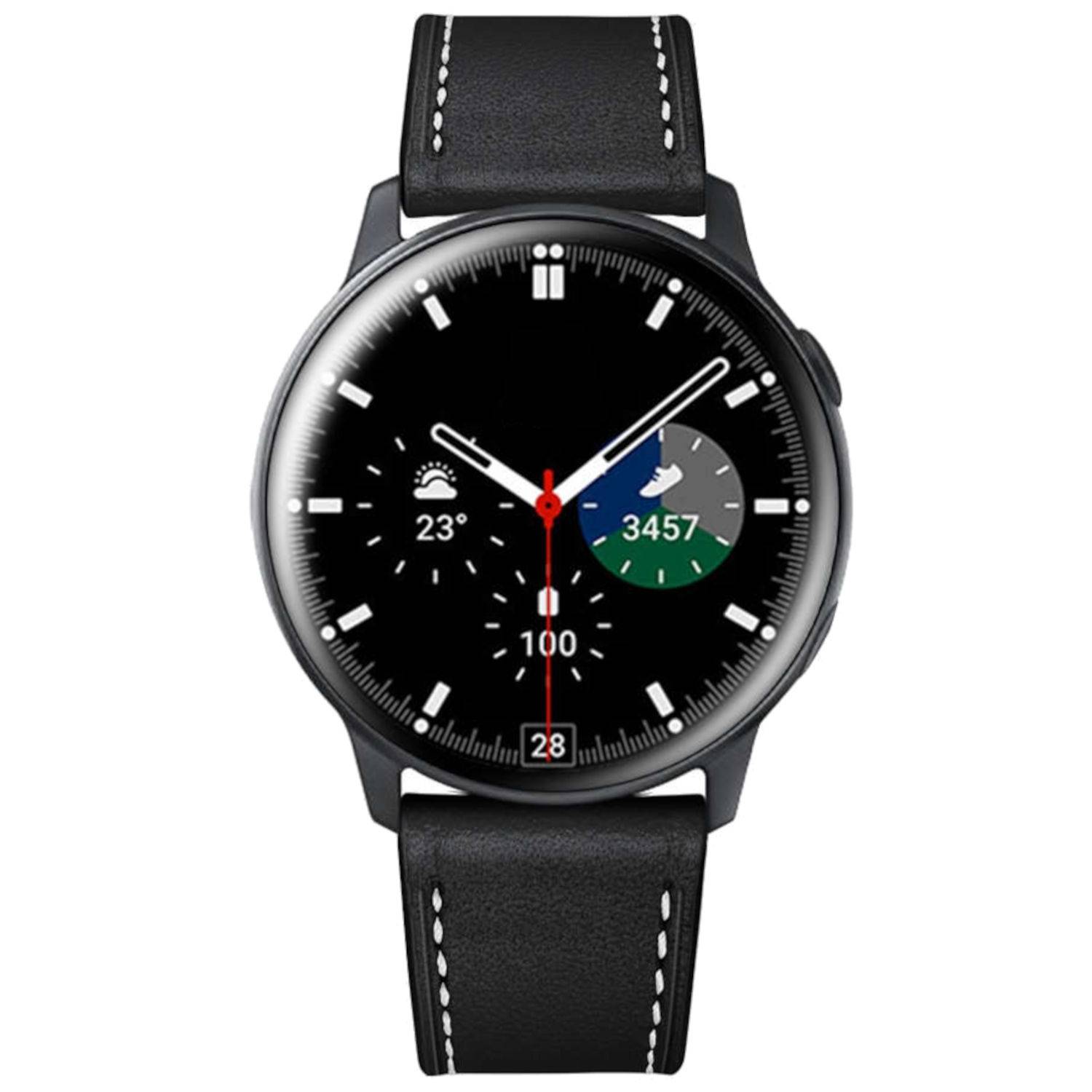 Für Samsung Galaxy Watch FE 6 5 4 Normal Pro Classic Leder Armband