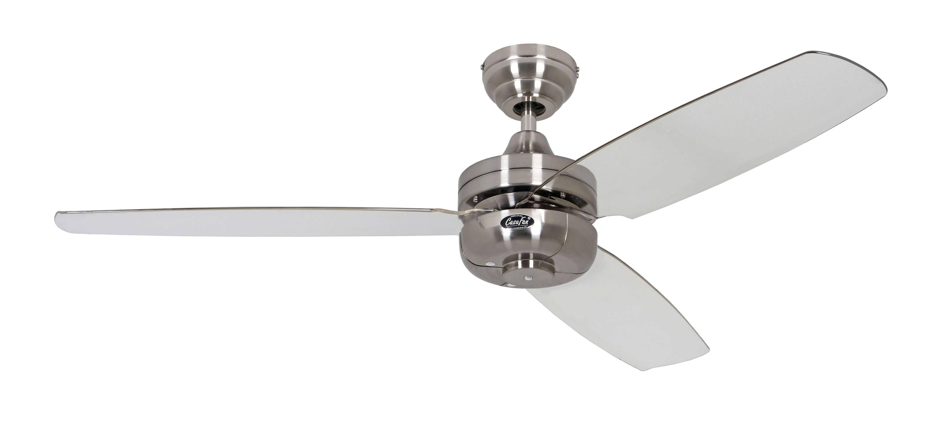 Deckenventilator Night Flight 132 cm Chrom ohne Steuerung