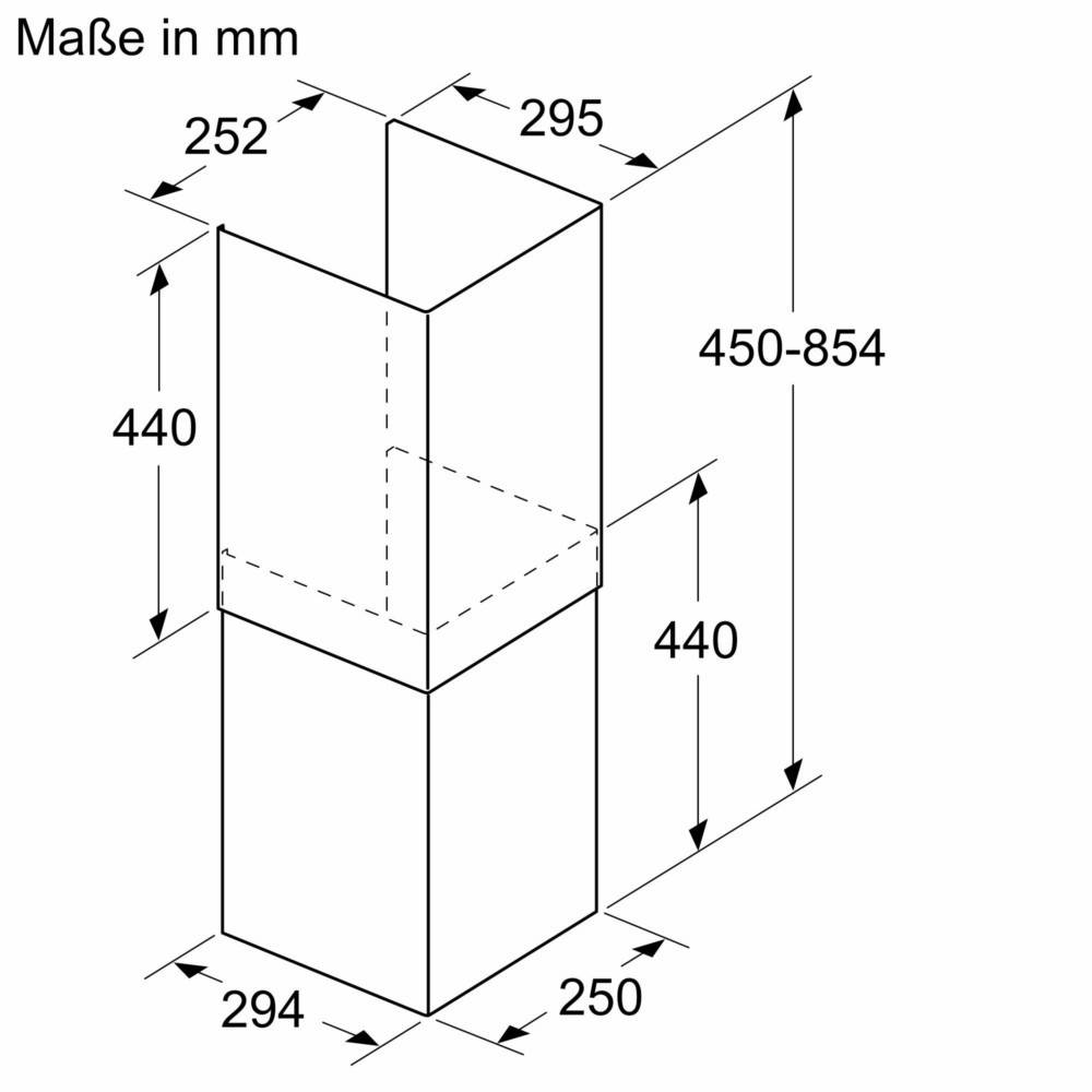 Bosch MDA Kaminverlängerung DWZ1IB6K1
