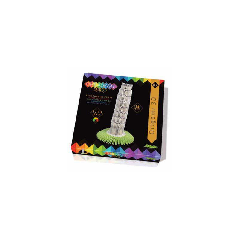 PIA78741 - Creagami: Art/ Tower of Pisa - Bastelspiel, für 1+ Spieler, ab 8 Jahren