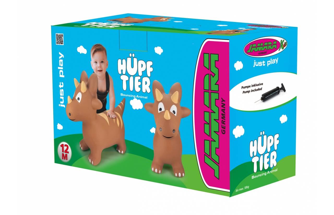 Jamara Hüpftier Dino, Innen & Außen, Tiere, Braun, Junge/Mädchen, 1 Jahr(e), Dinosaurier