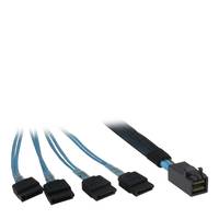 Inter-Tech SATA- / SAS-Kabel - SAS 12Gbit/s - 4x Mini SAS HD (SFF-8643) - bis SA