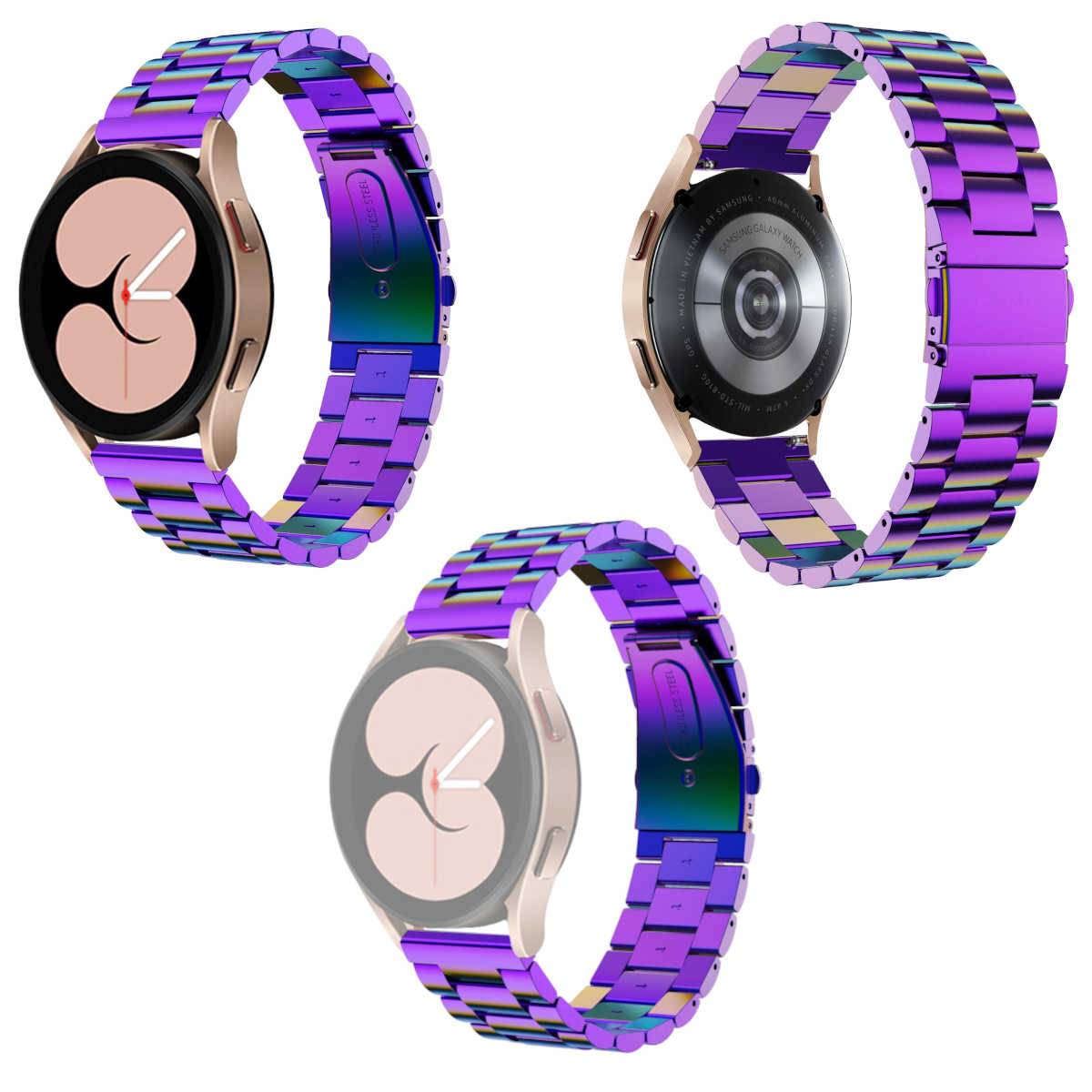Für Samsung Galaxy Watch FE 6 5 4 Normal Pro Classic Stahl Armband